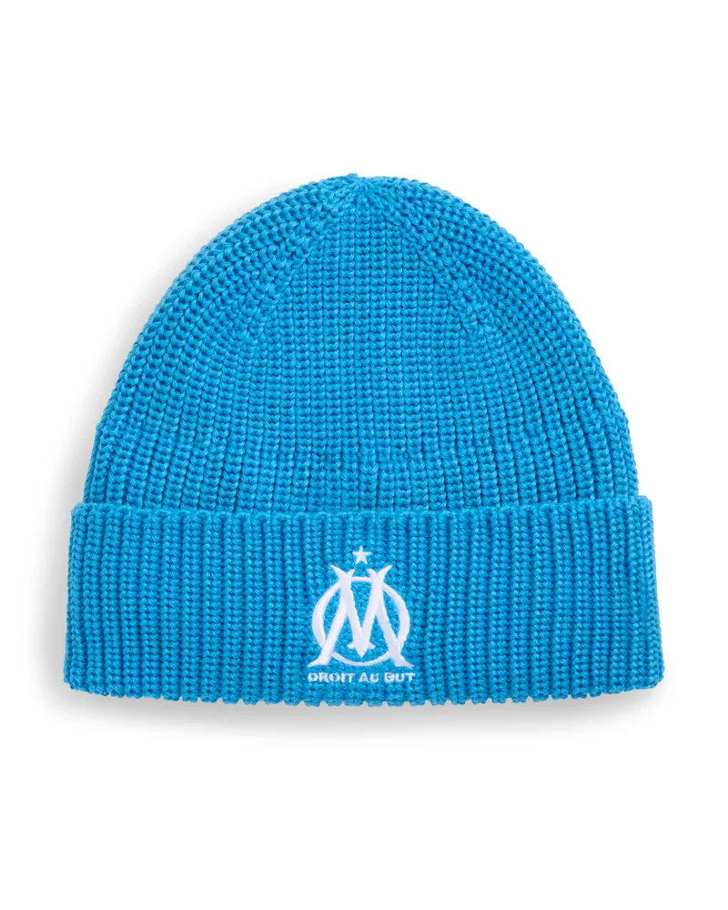Puma Olympique de Marseille Essentials Beanie Unisex, Accessoires, Blau Blau