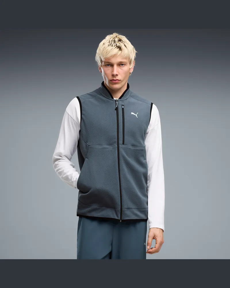 Puma TECH Polarfleece Weste Herren, Kleidung, Blau Blau
