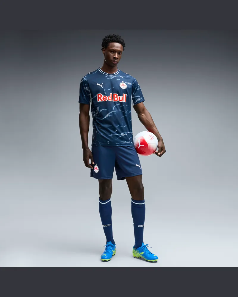 Puma FC RB Salzburg 26/27 Shorts Herren, Kleidung, Blau Blau
