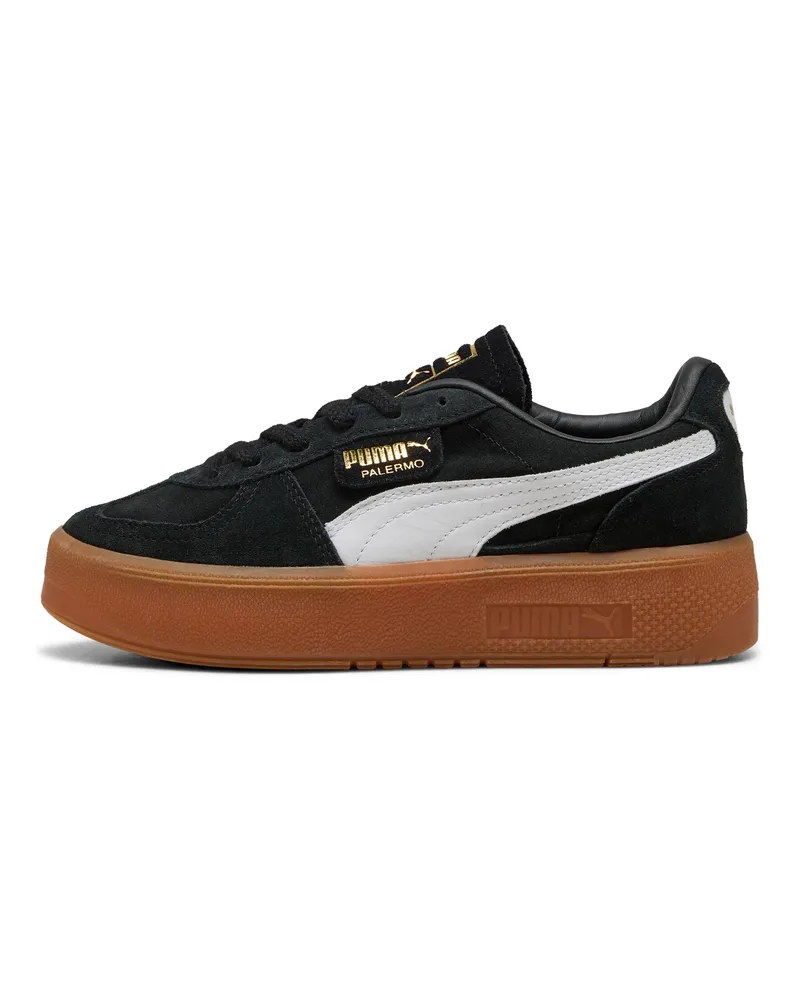 Puma Palermo Elevata Sneakers Damen, Schuhe, Schwarz Schwarz