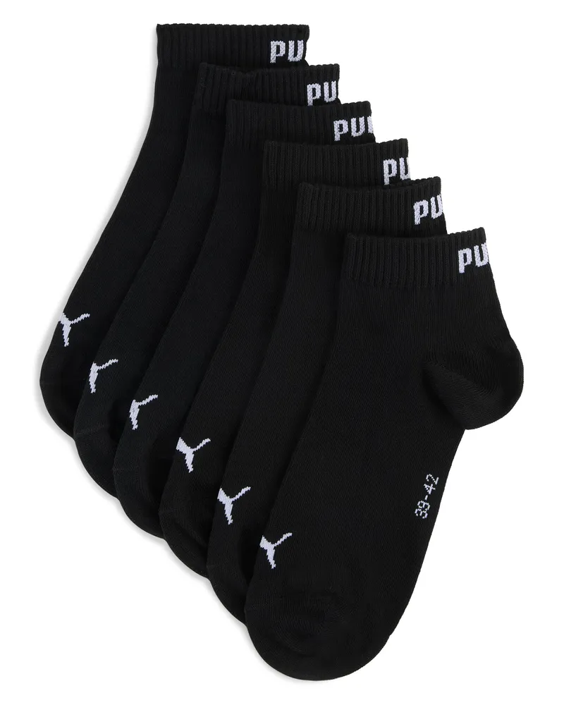 Puma Sportsocken 3er-Pack Unisex, Kleidung, Schwarz Schwarz