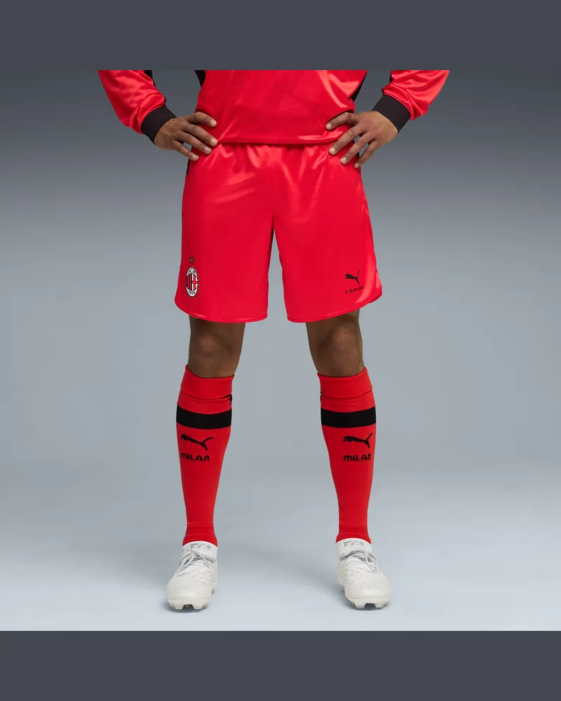 Puma AC MILAN x SLAM JAMShorts Herren, Kleidung, Rot Rot