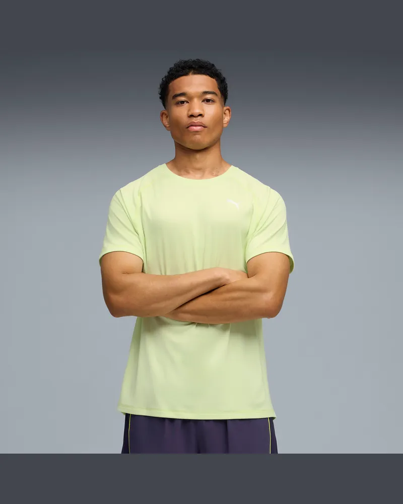 Puma VELOCITY Lauf-T-Shirt Herren, Kleidung, Grün Grün