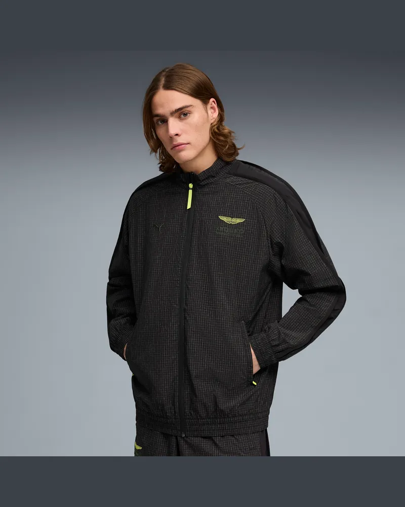 Puma x ASTON MARTIN ARAMCO F1® TEAM T7 Trainingsjacke Herren, Kleidung, Schwarz Schwarz