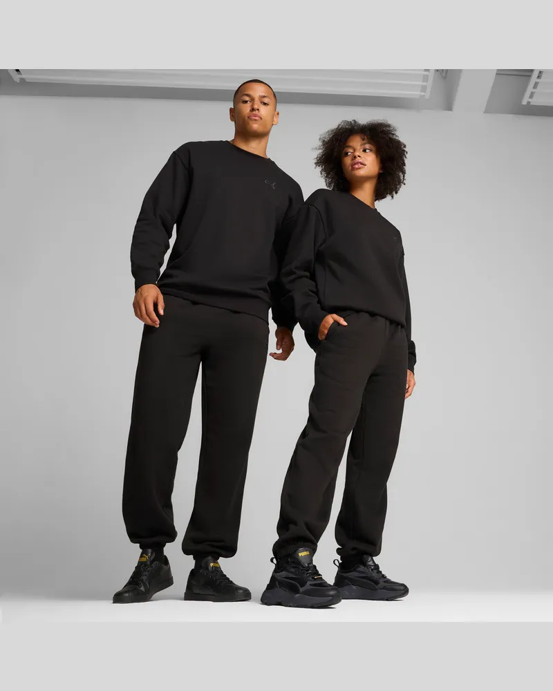 Puma Essentials Elevated Jogginghose Unisex, Kleidung, Schwarz Schwarz