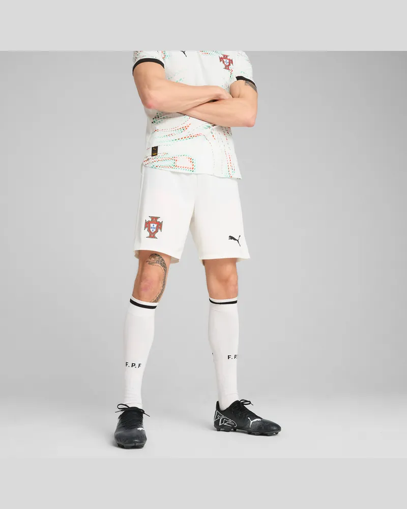 Puma Portugal 2025 Shorts Herren, Kleidung, Weiß Weiß
