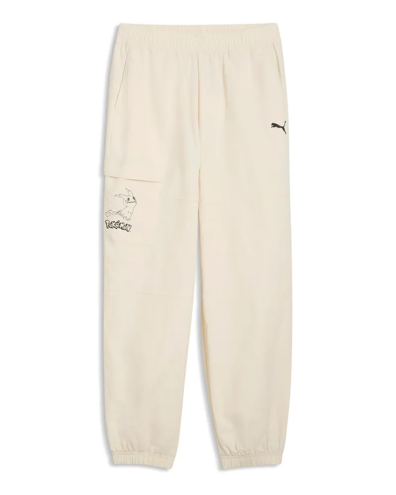 Puma x POKÉMON Relaxed Cargohose Teenager, Accessoires, Weiß Weiß