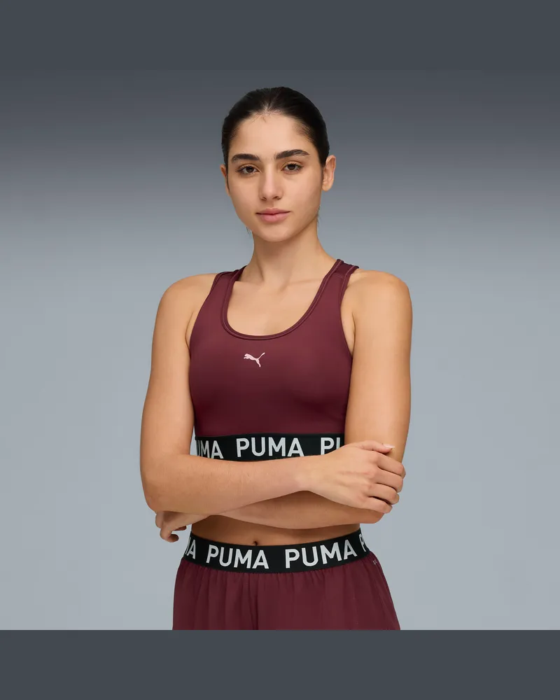 Puma 4KEEPS Elastic BH, Kleidung, Rot Rot