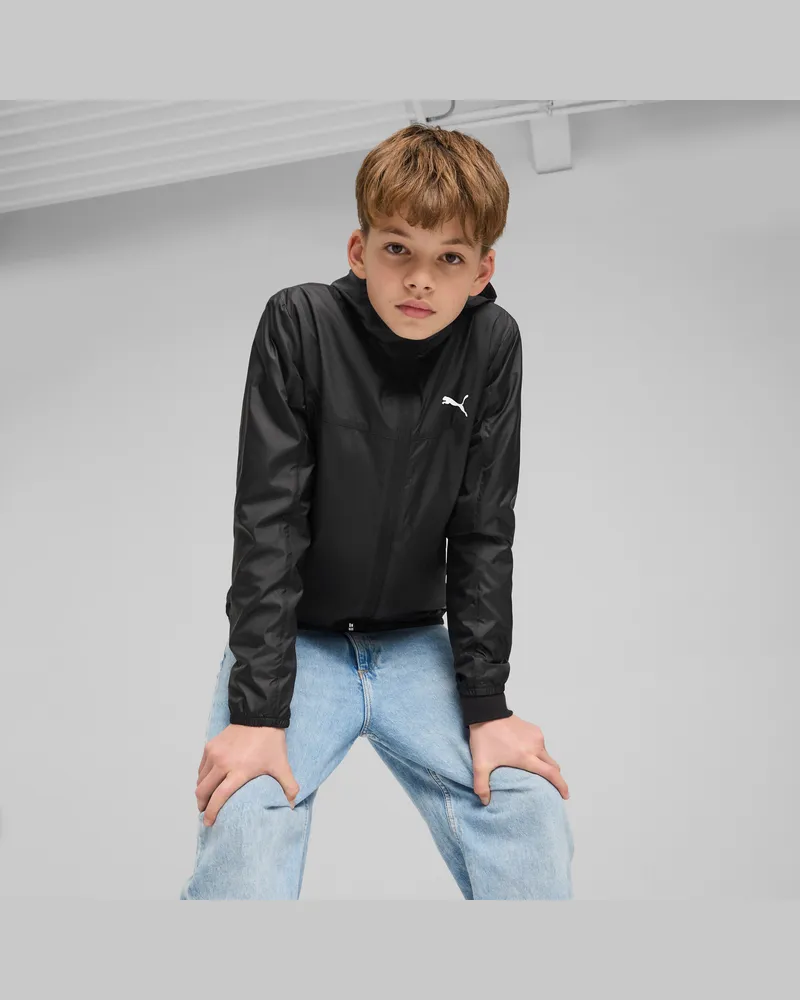 Puma Essentials Regular Windjacke Teenager, Kleidung, Schwarz Schwarz
