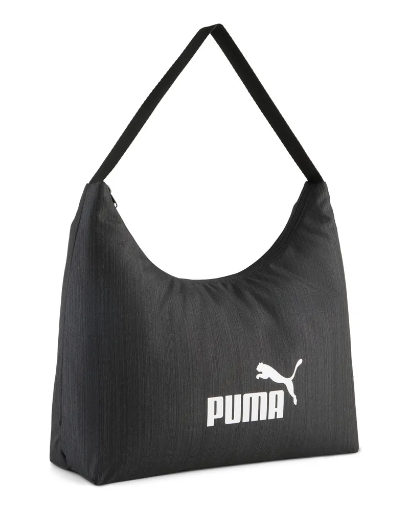 Puma Base 7,5 l Slouchy Hobo-Bag, Accessoires, Schwarz Schwarz