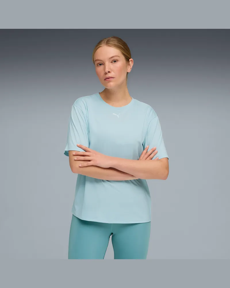 Puma Train All Day Essentials Relaxed T-Shirt Damen, Kleidung, Blau Blau