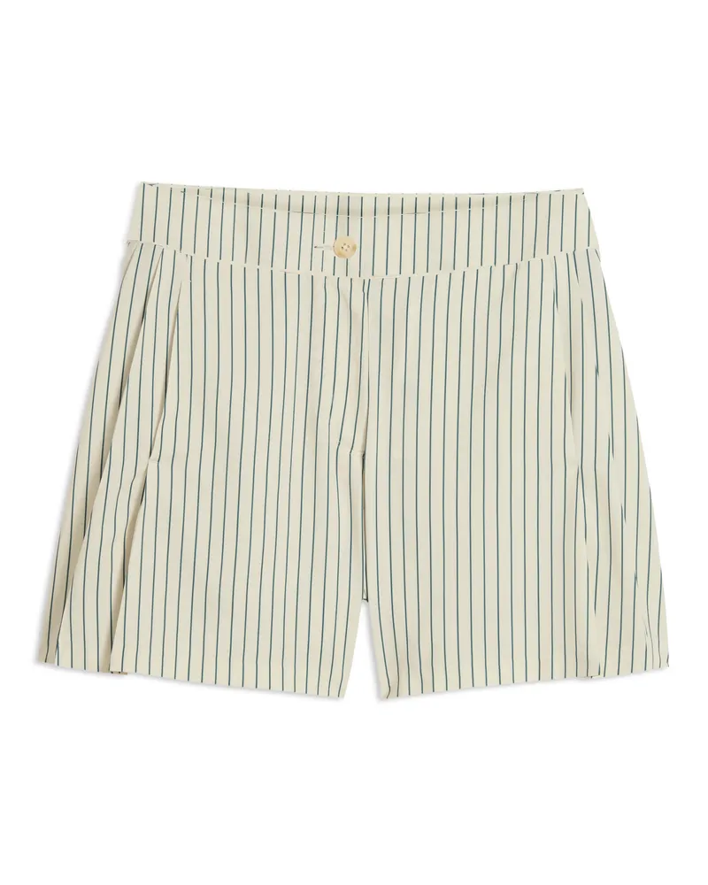 Puma x ARNOLD PALMER Pinstripe Golfshorts Damen, Accessoires, Weiß Weiß