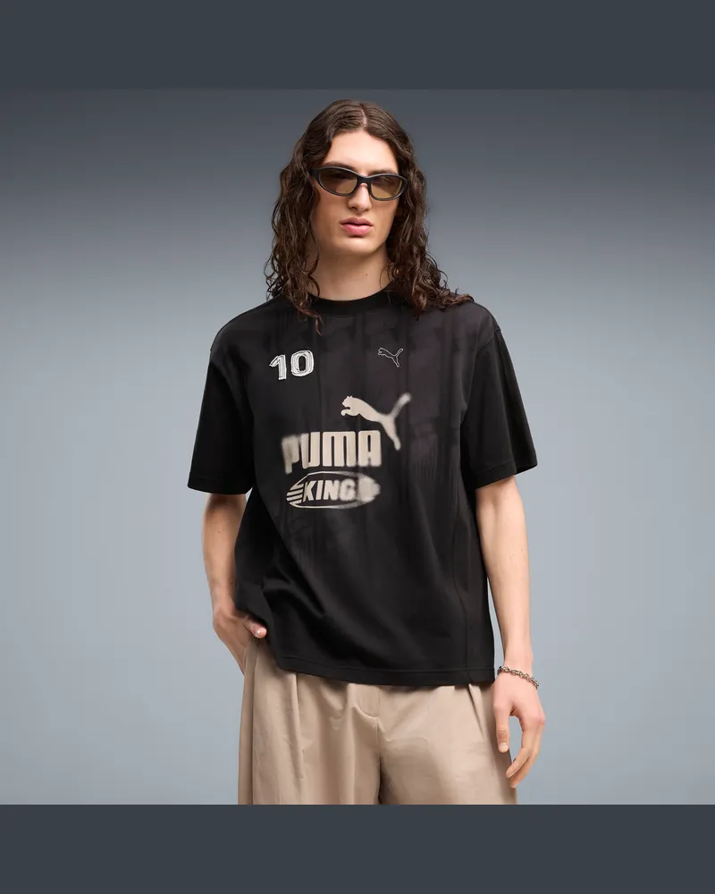 Puma KING Graphic Relaxed T-Shirt Herren, Kleidung, Schwarz Schwarz