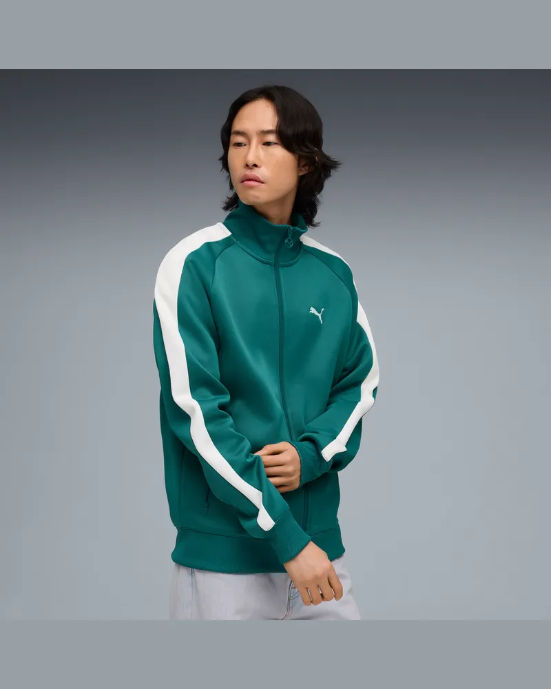 Puma T7 ALWAYS ON Trainingsjacke Herren, Kleidung, Grün Grün