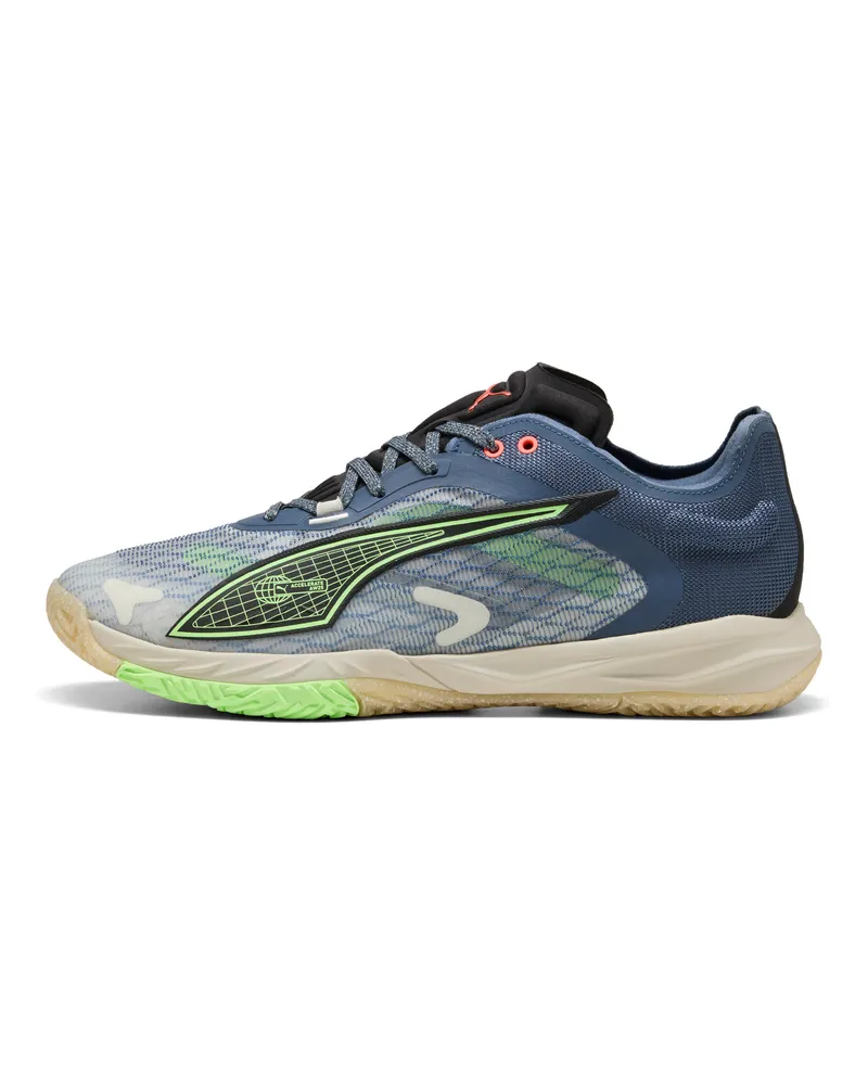 Puma Accelerate NITRO™ SQD 4 FOREVER.BETTER. Handballschuhe Unisex, Schuhe, Grau Grau