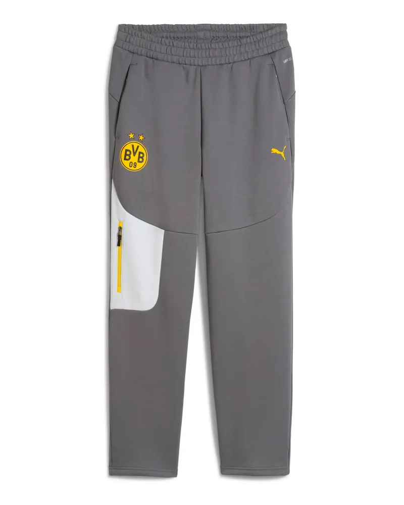 Puma Borussia Dortmund TECH Jogginghose Herren, Accessoires, Grau Grau