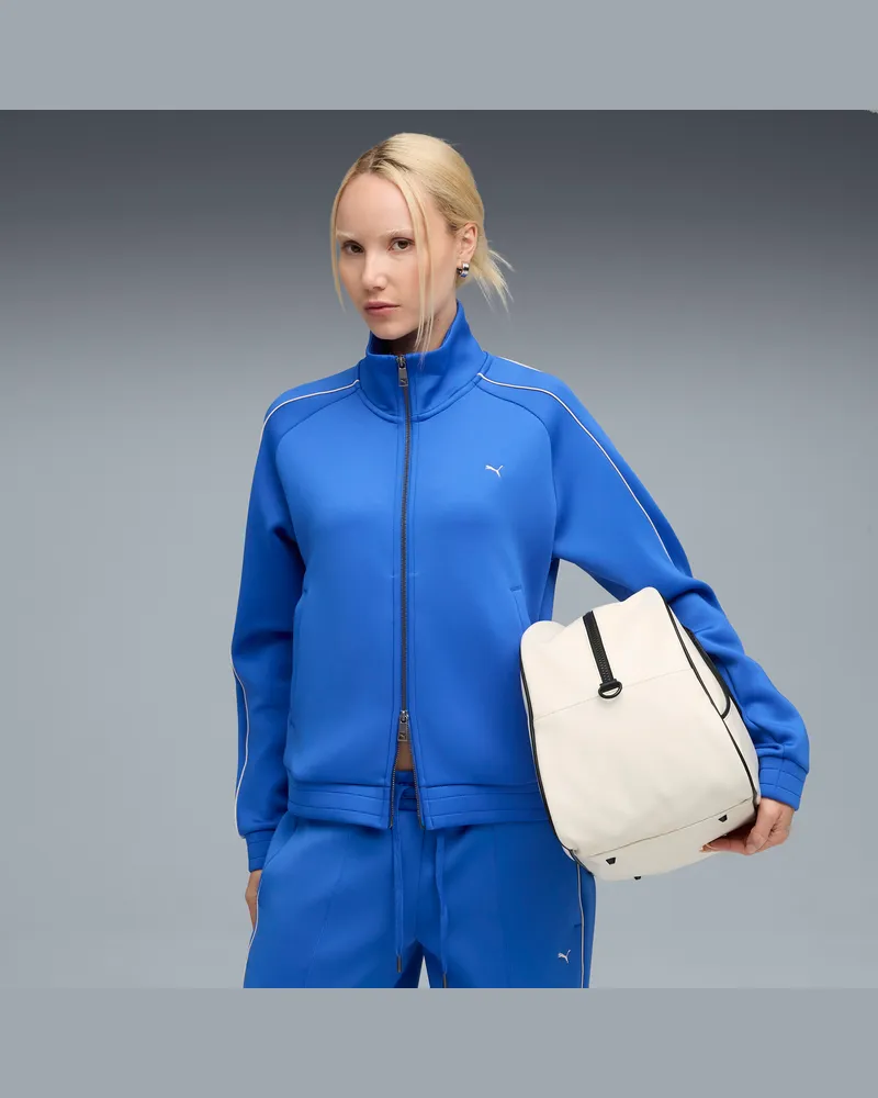Puma T7 Trainingsjacke Damen, Kleidung, Blau Blau