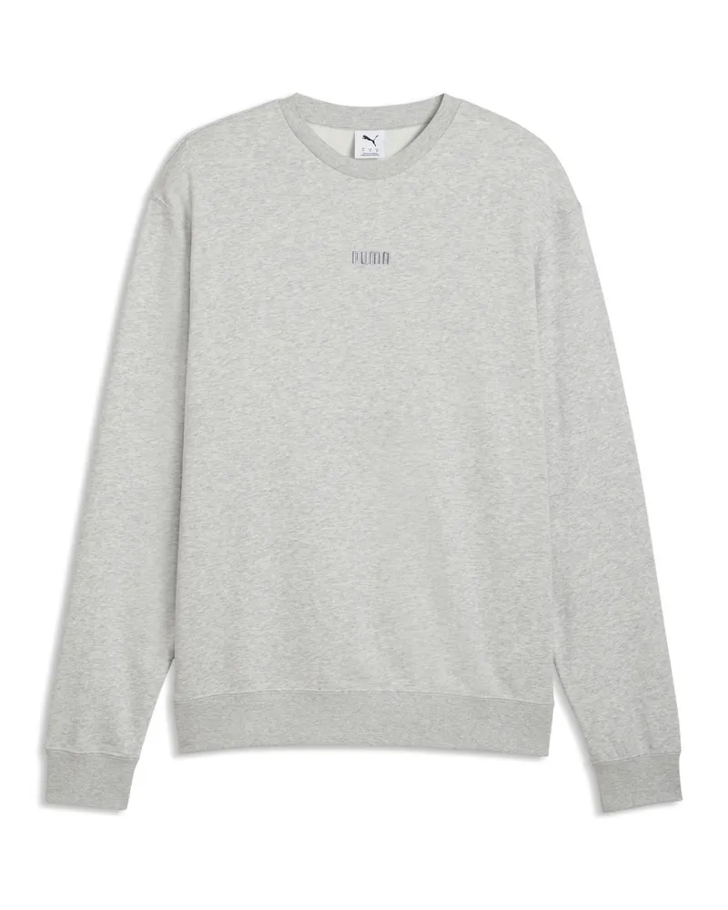 Puma Essentials Elevated Sweatshirt Herren, Kleidung, Grau Grau