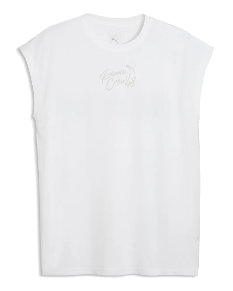 Puma Crew Cutoff Trainings-Tanktop Herren, Accessoires, Weiß Weiß