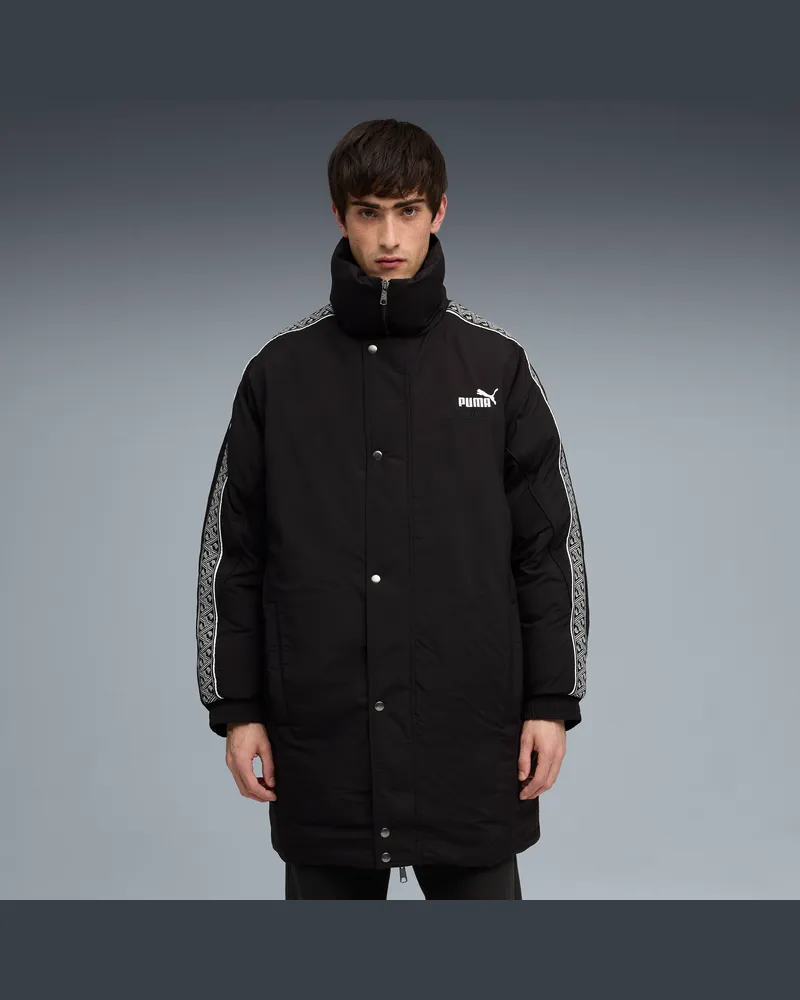 Puma KING Oversized Pufferjacke Herren, Kleidung, Schwarz Schwarz