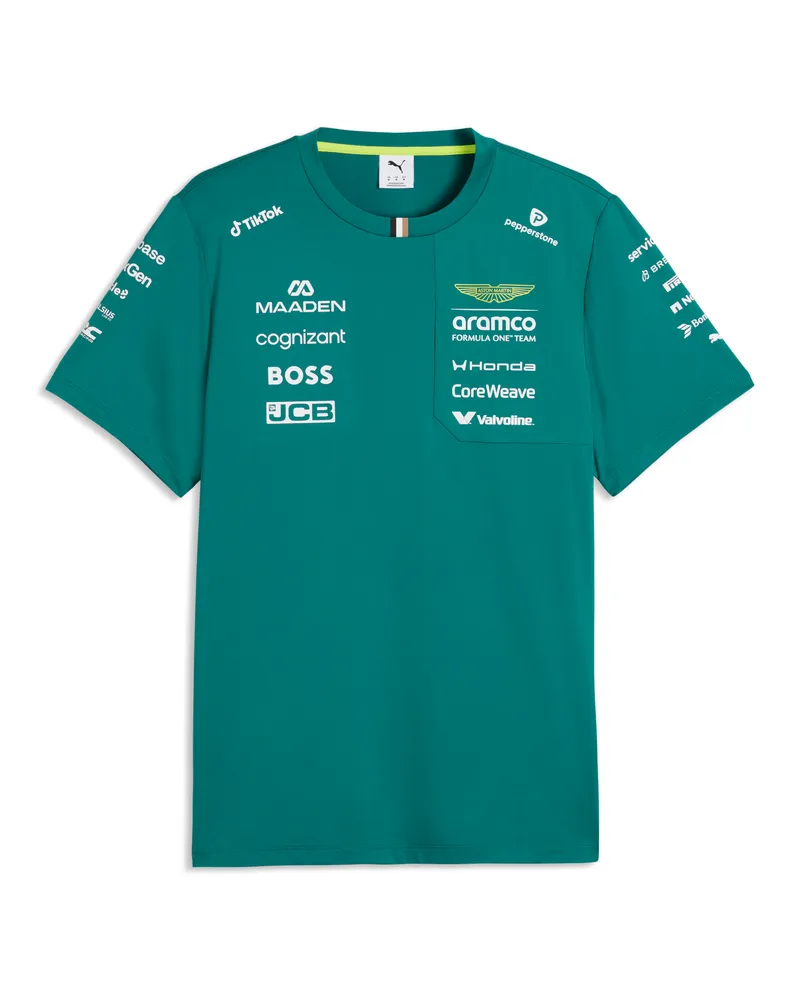 Puma x ASTON MARTIN ARAMCO F1Â® TEAM Replica T-Shirt Unisex, Accessoires, GrÃ¼n Grã¼n