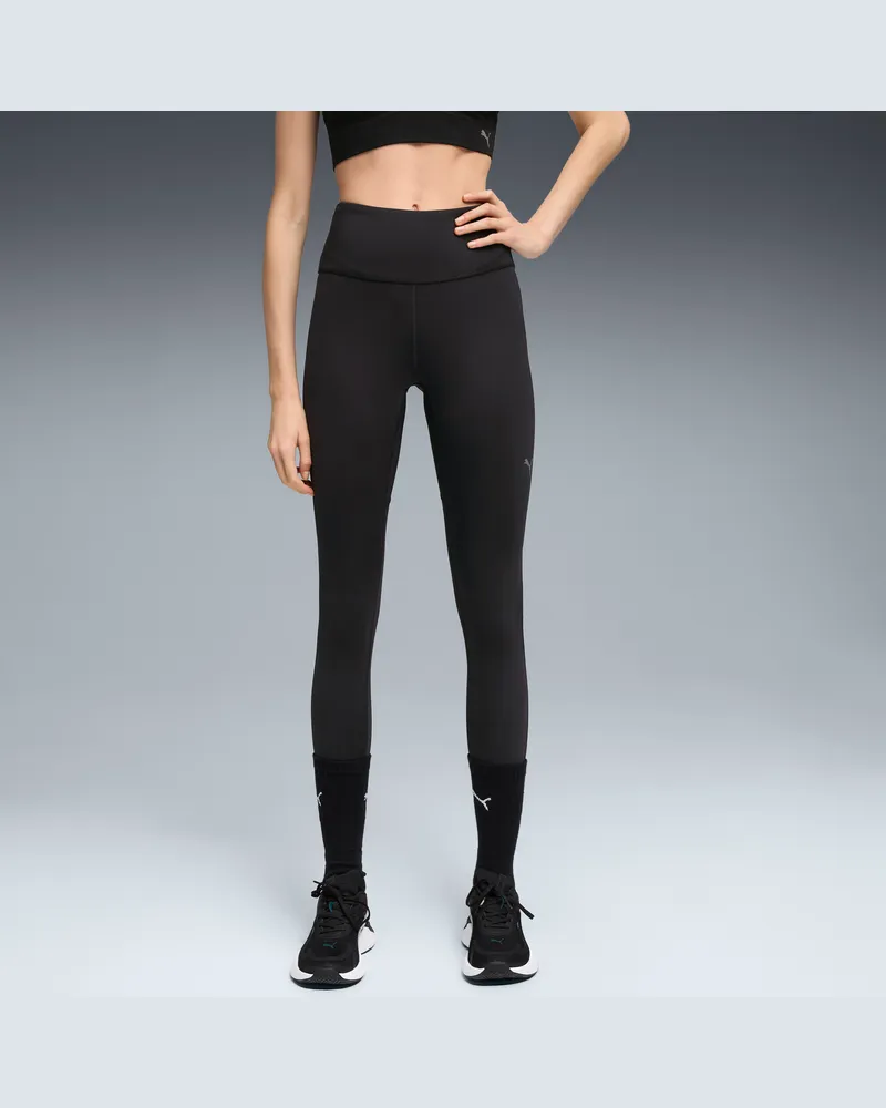 Puma SHAPE High-Waist-Trainingsleggings Damen, Kleidung, Schwarz Schwarz