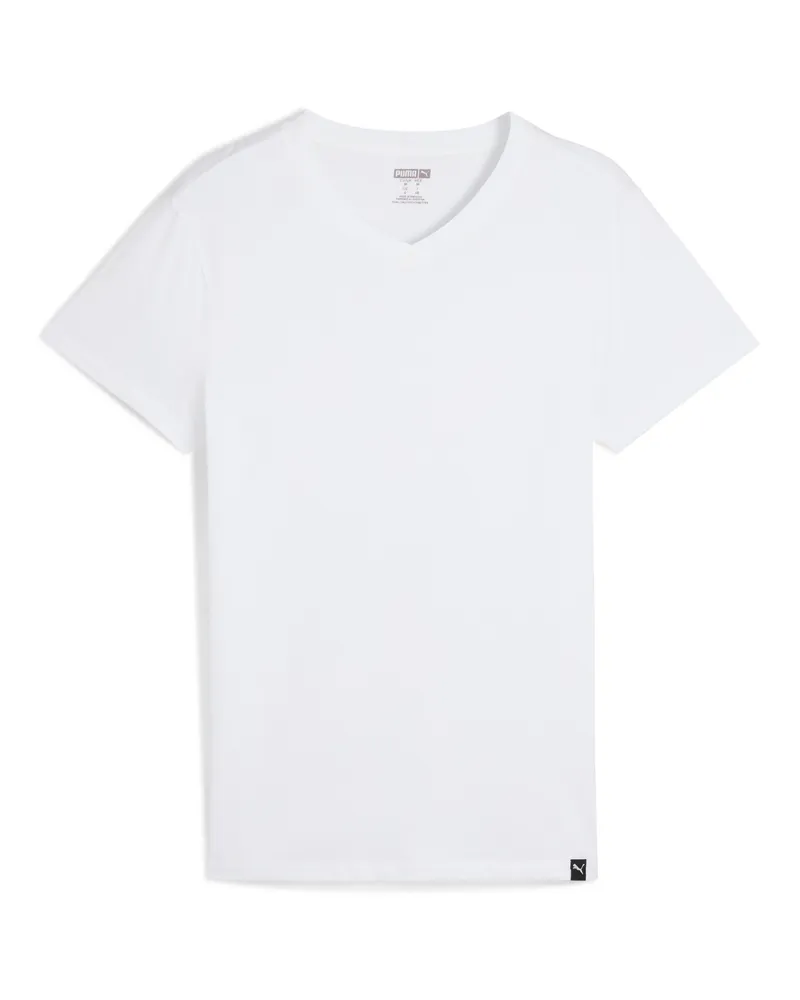 Puma T-Shirt mit V-Ausschnitt Herren (2er-Pack), Kleidung, WeiÃŸ Weiãÿ