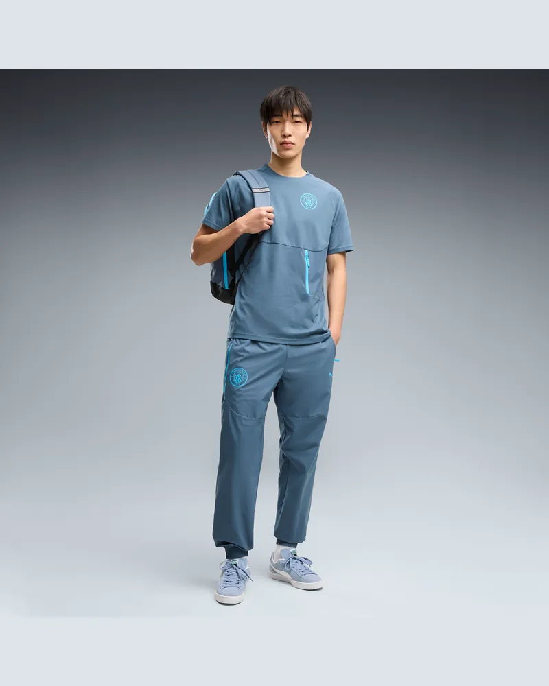 Puma Manchester City TECH Gewebte Hose Herren, Accessoires, Grau Grau