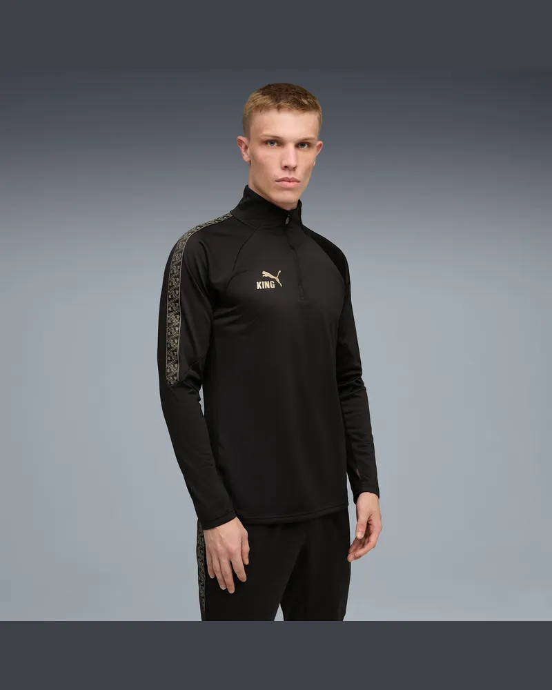 Puma KINGtouch Fußballtop Herren, Kleidung, Schwarz Schwarz