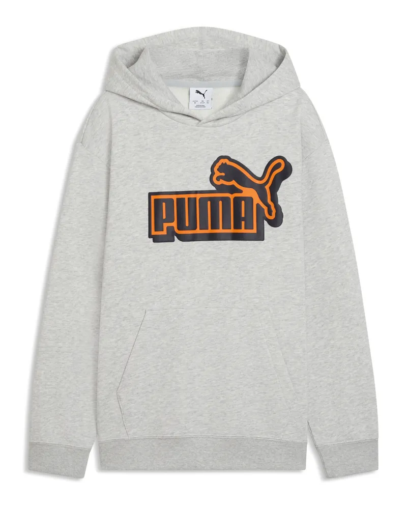 Puma Essentials Logo Lab Relaxed Hoodie Teenager, Accessoires, Grau Grau