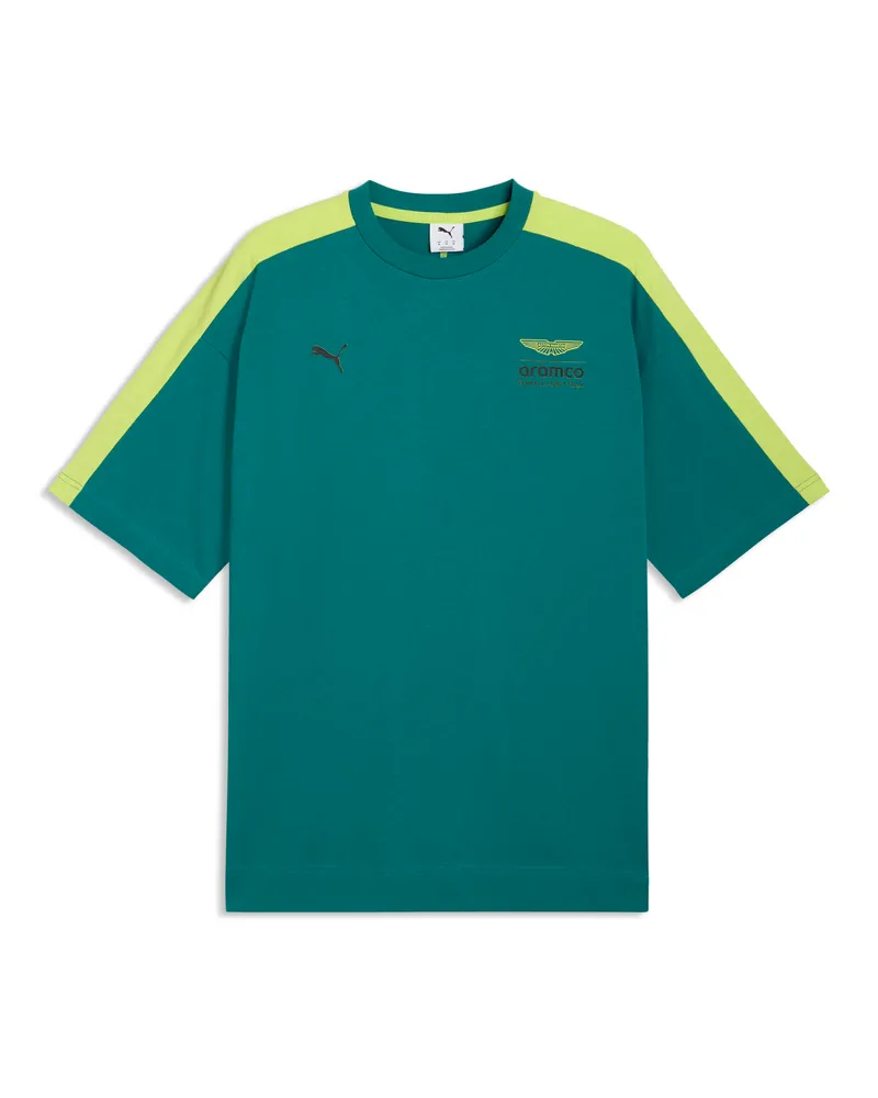 Puma x ASTON MARTIN ARAMCO F1Â® TEAM T7 T-Shirt Herren, Accessoires, GrÃ¼n Grã¼n
