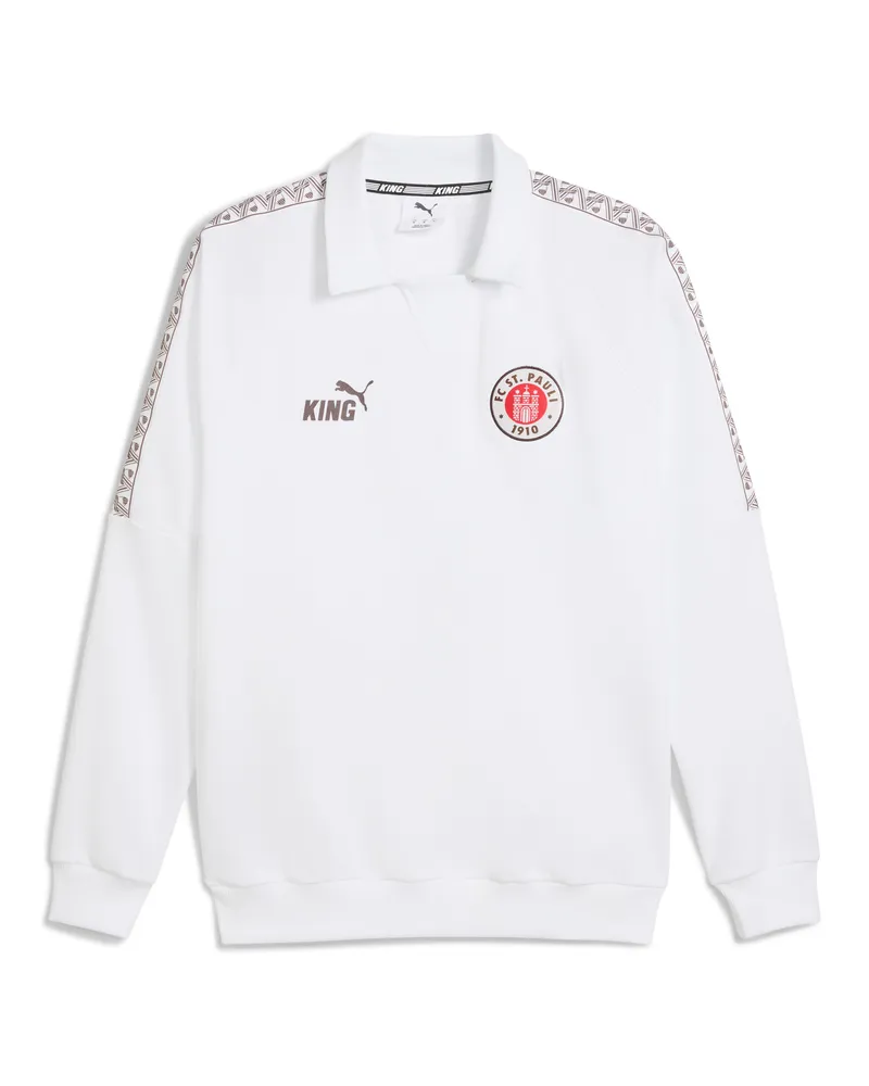 Puma FC St. Pauli KING Drill Top Herren, Accessoires, WeiÃŸ Weiãÿ