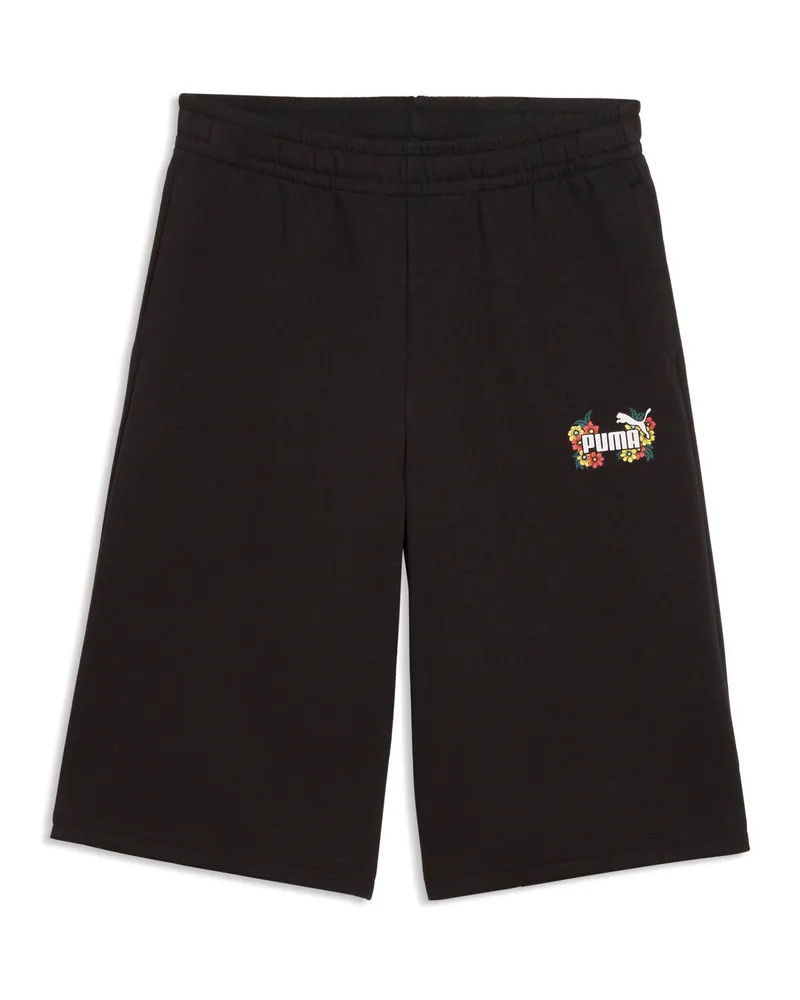 Puma MID 90s Relaxed Lange Shorts Teenager, Accessoires, Schwarz Schwarz