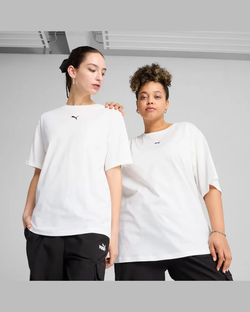 Puma ESS Relaxed T-Shirt Damen, Kleidung, Weiß Weiß