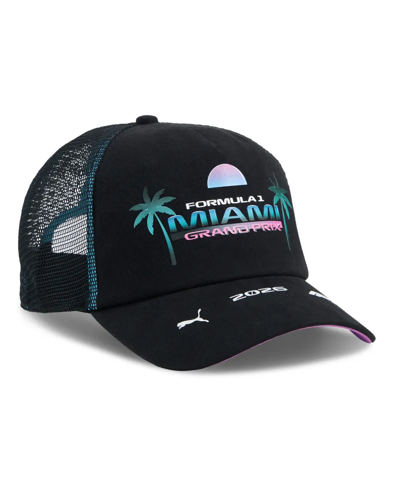 Puma F1® Miami Trucker Cap, Accessoires, Schwarz Schwarz