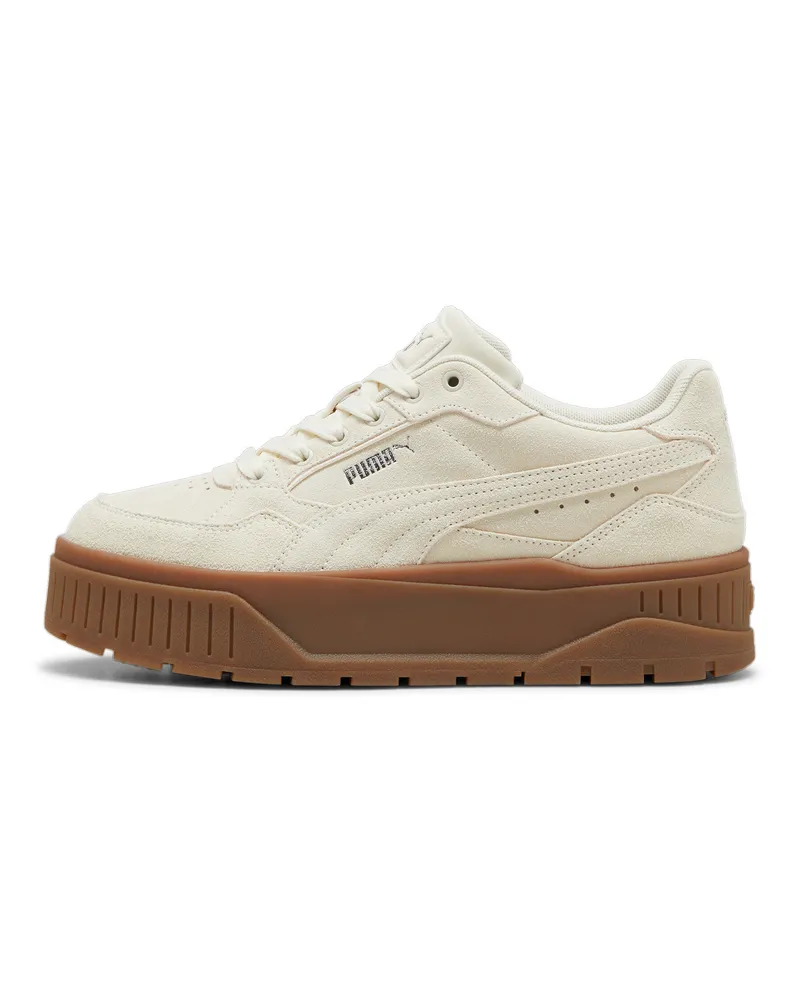 Puma Karmen II Idol Suede Sneakers Damen, Schuhe, Weiß Weiß