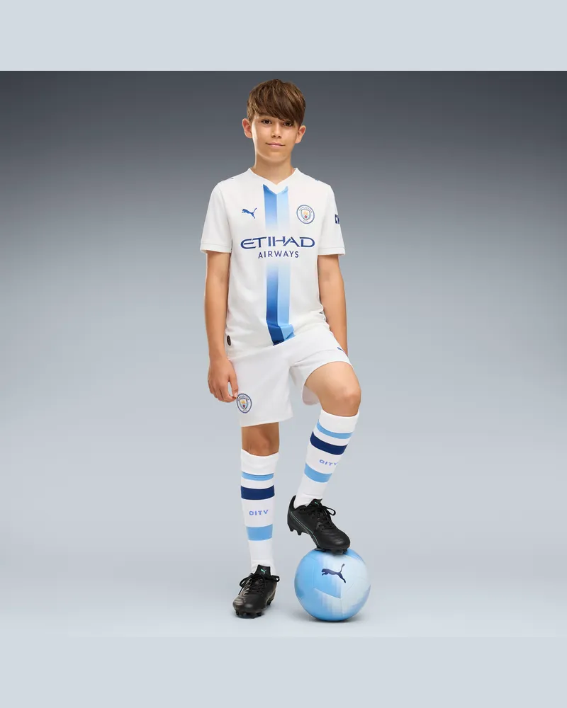 Puma Manchester City 26/27 Shorts Teenager, Kleidung, Weiß Weiß