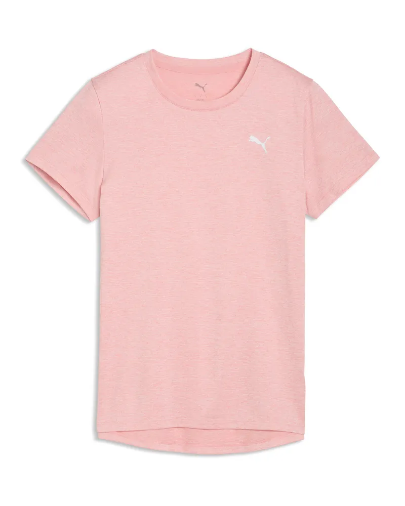 Puma TAD ESSENTIALS Meliertes T-Shirt Damen, Kleidung, Rosa Rosa
