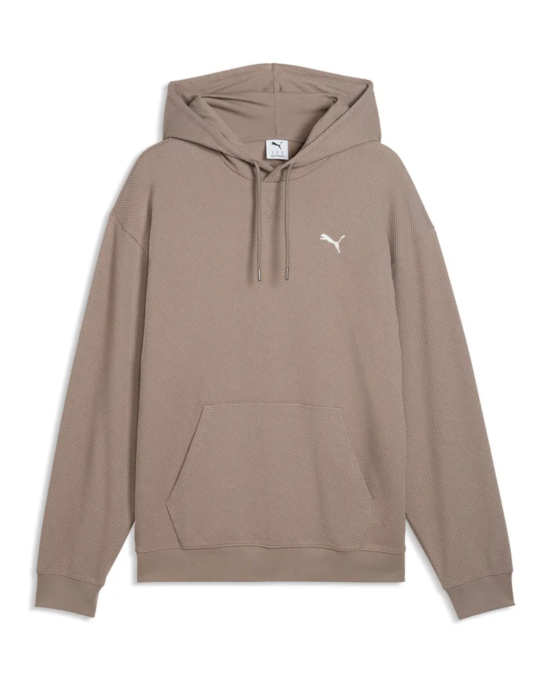 Puma Essentials Elevated Relaxed Hoodie Herren, Accessoires Beige