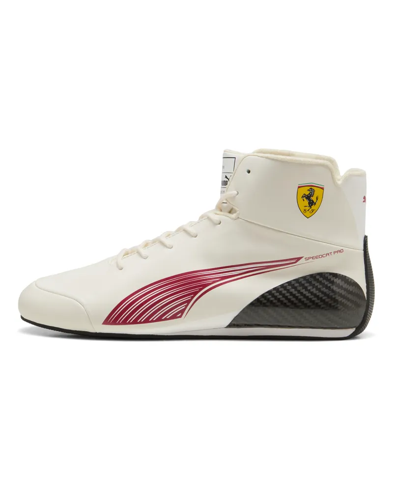 Puma Scuderia Ferrari Speedcat Pro Charles Leclerc Stiefel Herren, Schuhe, Weiß Weiß