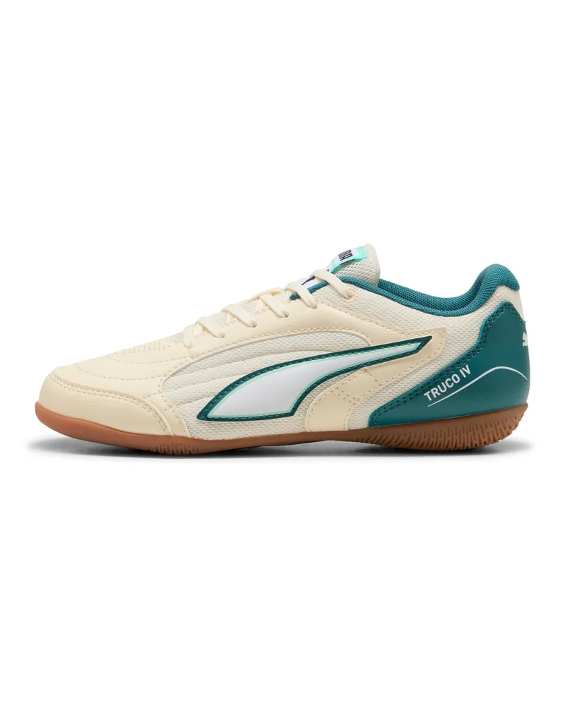 Puma TRUCO IV Futsalschuhe Teenager, Schuhe Beige