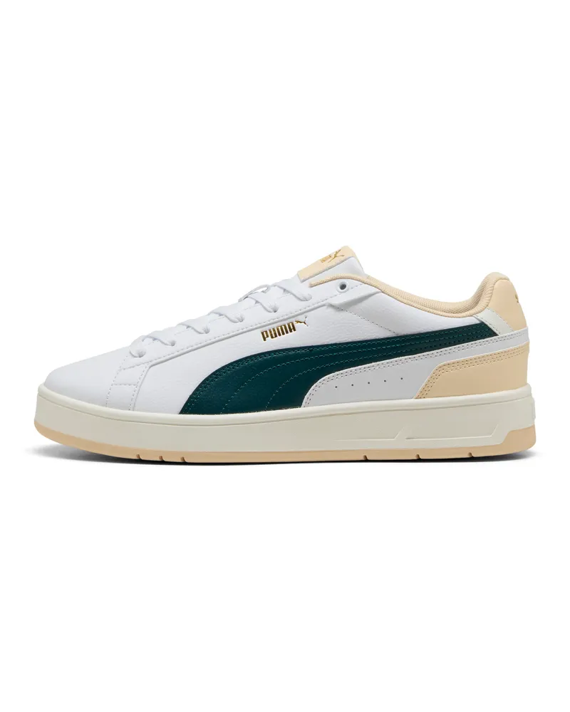 Puma Court Classico Sneakers Unisex, Schuhe, Weiß Weiß