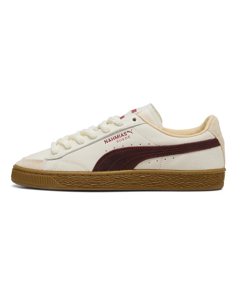 Puma x NAHMIAS Suede Vintage Rot Sneakers Unisex, Schuhe, Weiß Weiß