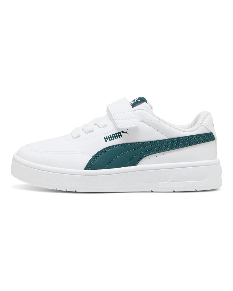 Puma Court Classic Clean Sneakers Kinder, Schuhe, WeiÃŸ Weiãÿ