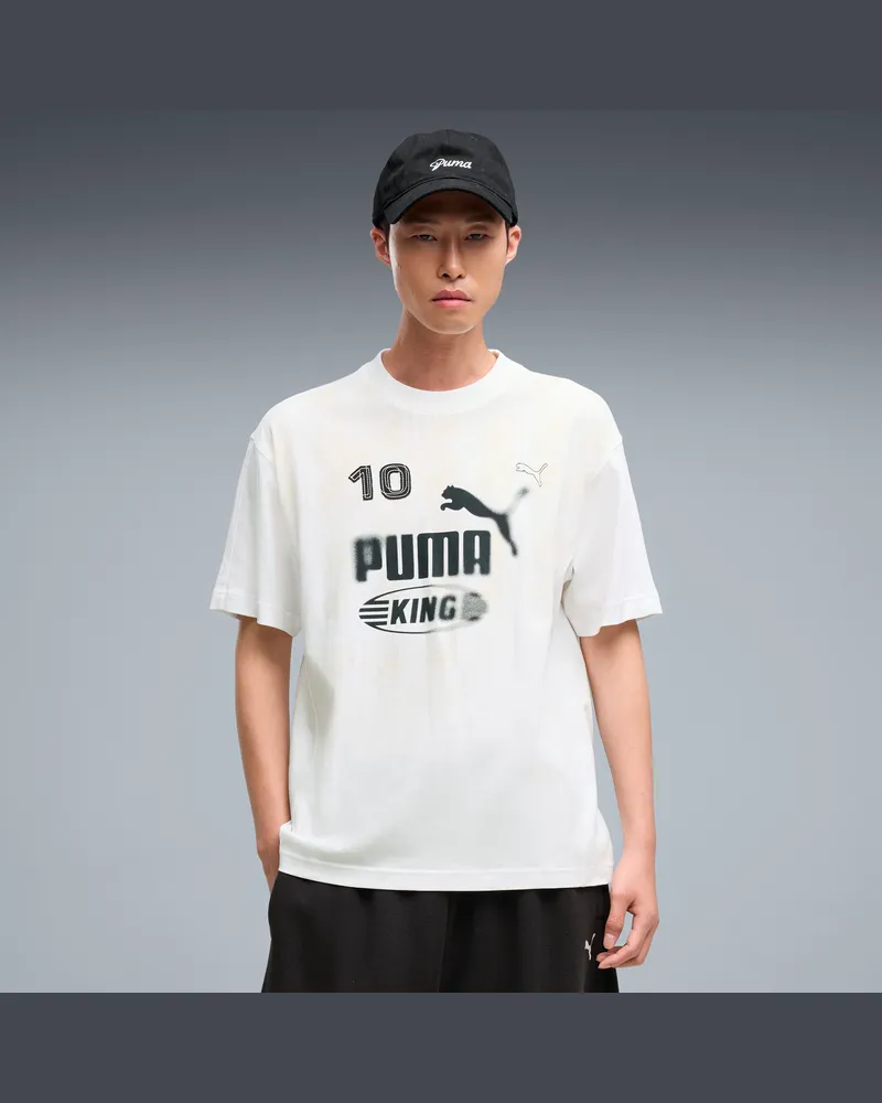 Puma KING Graphic Relaxed T-Shirt Herren, Kleidung, Weiß Weiß
