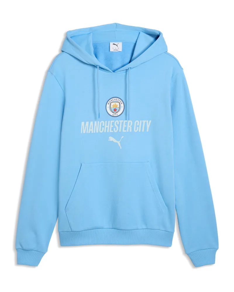 Puma Manchester City ftblCulture Hoodie Herren, Accessoires, Blau Blau