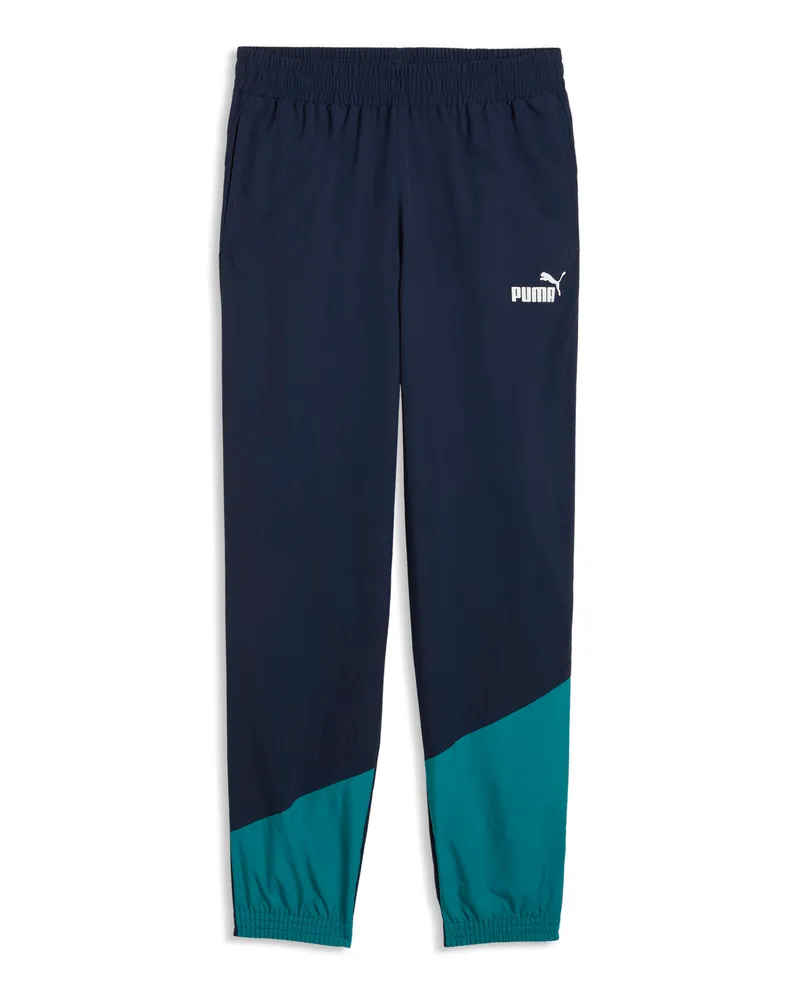 Puma Power Colourblocked Gewebte Hose Herren, Accessoires, Blau Blau