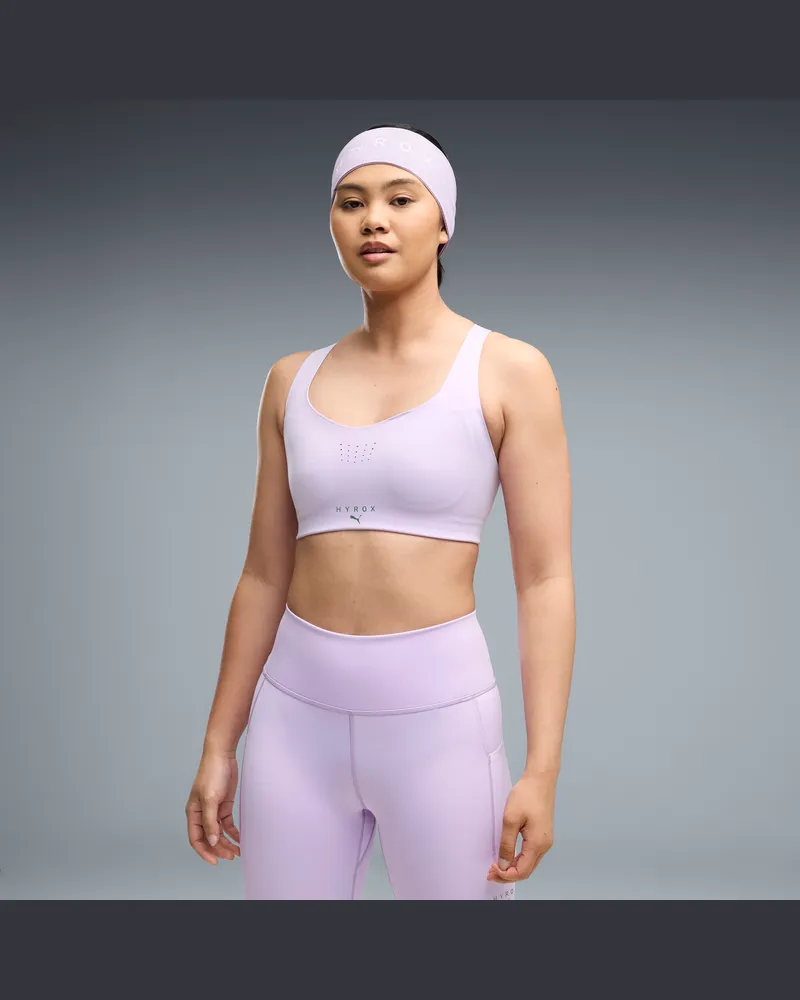 Puma x HYROX PWRMODE Sport-BH Damen, Kleidung, Lila Lila