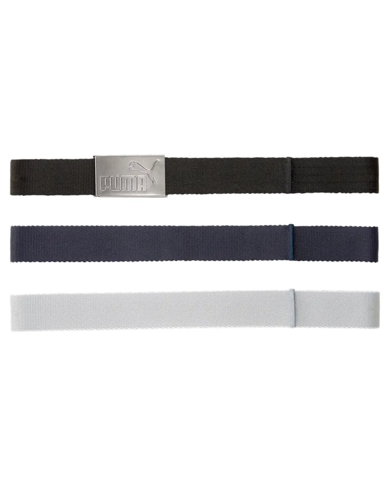 Puma 6er-Pack Golfgürtel Herren, Accessoires, Schwarz Schwarz