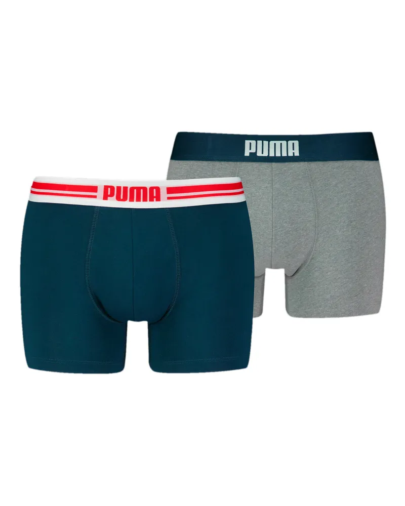 Puma Everyday Boxershorts Herren (2er-Pack), Kleidung, Blau Blau